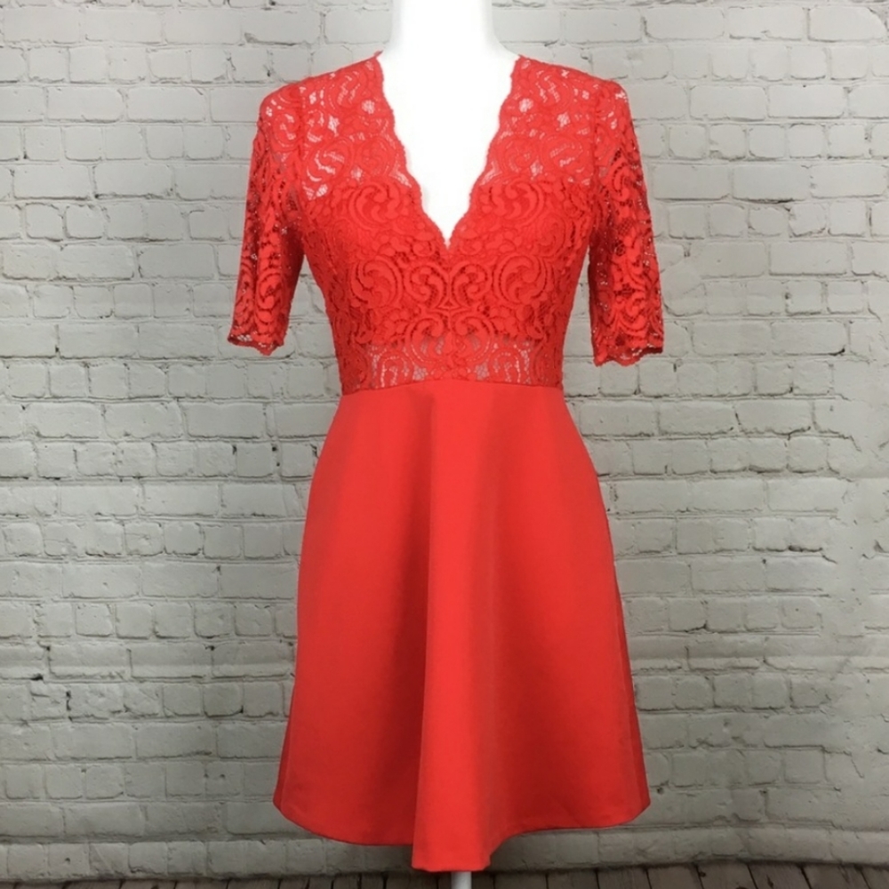 ZARA red dress